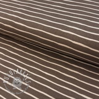 Jersey Stripes taupe