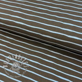 Jersey Stripes dark khaki