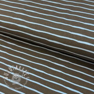 Jersey Stripes dark khaki