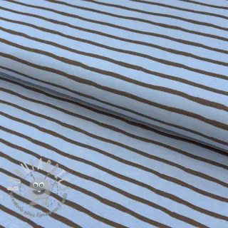 Jersey Stripes dusty blue