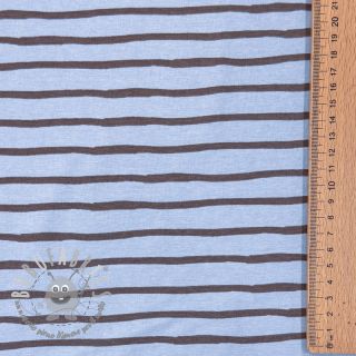 Jersey Stripes dusty blue