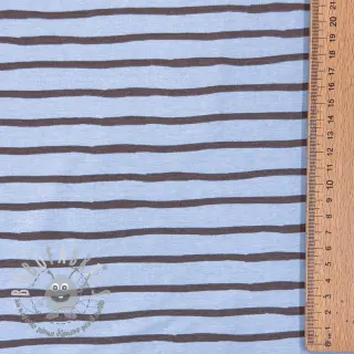 Jersey Stripes dusty blue