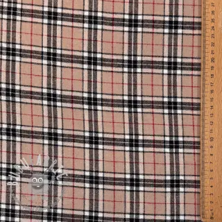 Tessuto di cotone LIGHT FLANNEL Check design F