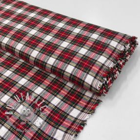 Tessuto di cotone LIGHT FLANNEL Check design D