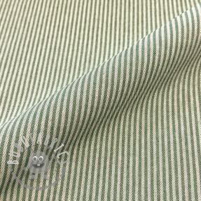 Tessuto decorativo DOBBY Colored stripe army green