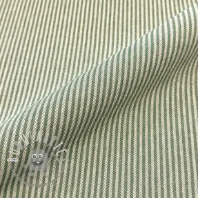 Tessuto decorativo DOBBY Colored stripe army green