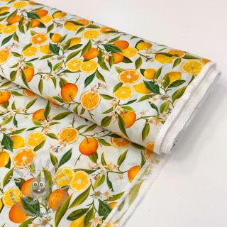 Viscosa RAYON POPLIN Fruity design D