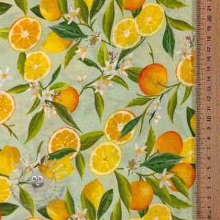 Viscosa RAYON POPLIN Fruity design E