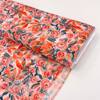 Viscosa RAYON POPLIN Printed Rosie design B