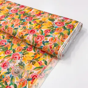 Viscosa RAYON POPLIN Printed Rosie design C
