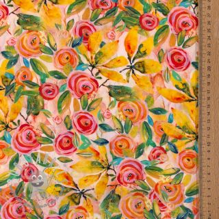 Viscosa RAYON POPLIN Printed Rosie design C