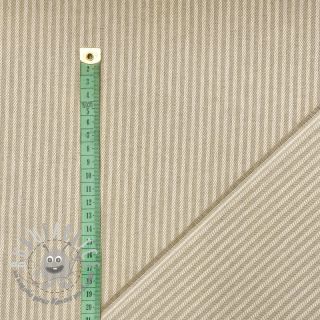 Tessuto decorativo DOBBY Colored stripe linen
