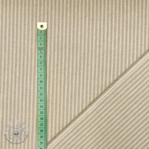 Tessuto decorativo DOBBY Colored stripe linen