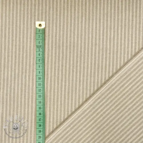 Tessuto decorativo DOBBY Colored stripe linen
