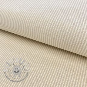 Tessuto decorativo DOBBY Colored stripe linen