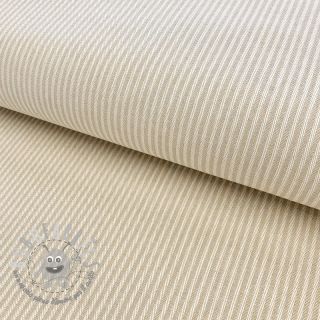 Tessuto decorativo DOBBY Colored stripe linen