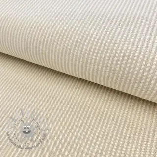 Tessuto decorativo DOBBY Colored stripe linen