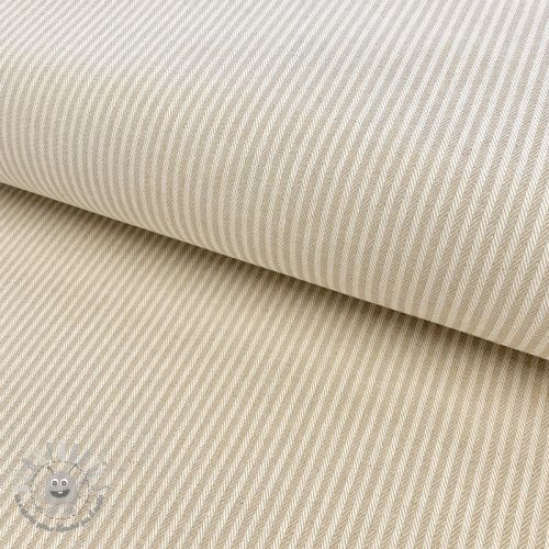 Tessuto decorativo DOBBY Colored stripe linen