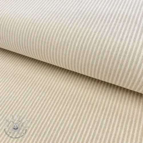 Tessuto decorativo DOBBY Colored stripe linen