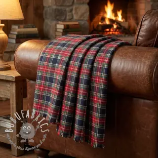 Tessuto di cotone LIGHT FLANNEL Check design C
