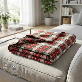 Tessuto di cotone LIGHT FLANNEL Check design D