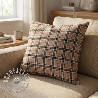 Tessuto di cotone LIGHT FLANNEL Check design F