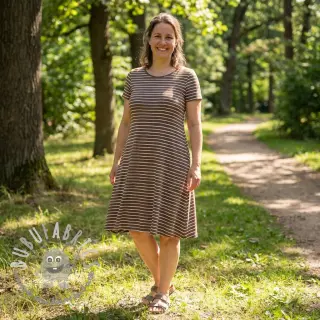 Jersey Stripes dark khaki