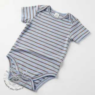 Jersey Stripes dusty blue