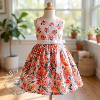 Viscosa RAYON POPLIN Printed Rosie design B