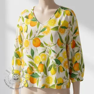 Viscosa RAYON POPLIN Fruity design D