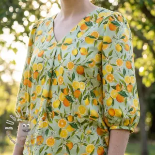 Viscosa RAYON POPLIN Fruity design E