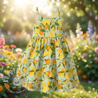 Viscosa RAYON POPLIN Fruity design E