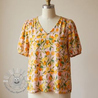 Viscosa RAYON POPLIN Fruity design F