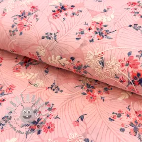 Tessuto in cotone con una miscela Burny lovely pink