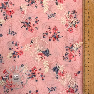Tessuto in cotone con una miscela Burny lovely pink
