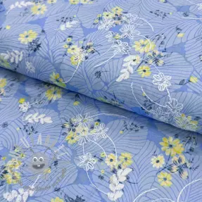 Tessuto in cotone con una miscela Burny lovely blue