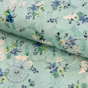 Tessuto in cotone con una miscela Burny lovely green