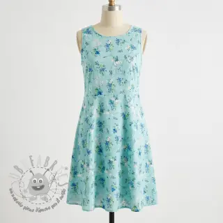 Tessuto in cotone con una miscela Burny lovely green