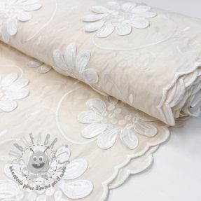 Tessuto di cotone EMBROIDERY Bellagio cream