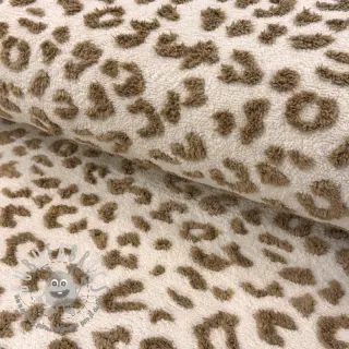 Tessuto per cappotti TEDDY Panthera light brown