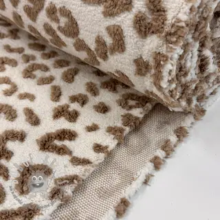 Tessuto per cappotti TEDDY Panthera light brown