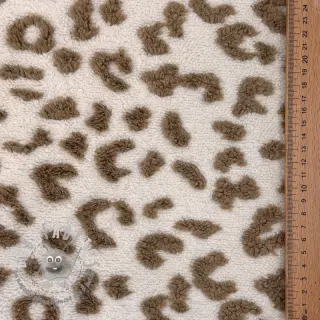 Tessuto per cappotti TEDDY Panthera light brown