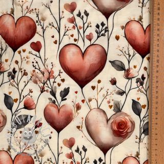 Jersey VISCOSE LYCRA HEAVY Combi design B