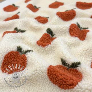 Tessuto per cappotti TEDDY JACQUARD Apples