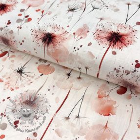 Viscosa con lino Flower sea design C