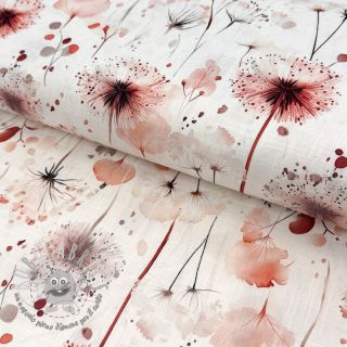 Viscosa con lino Flower sea design C