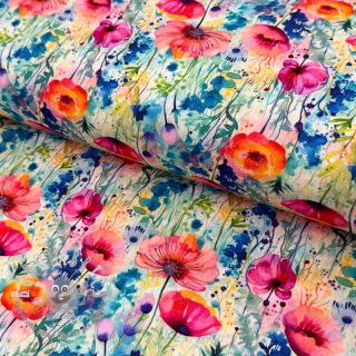 Viscosa con lino Bright and bold design C