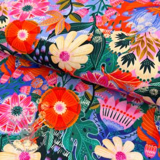 Viscosa con lino Bright and bold design A