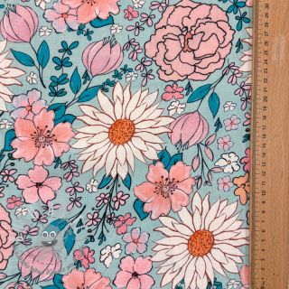 Viscosa con lino Bright and bold design D