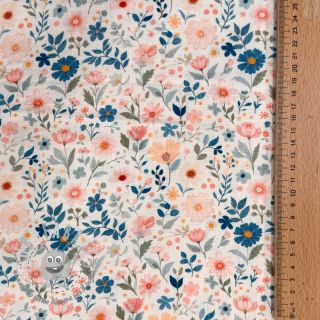 Viscosa con lino Sweet and small design C